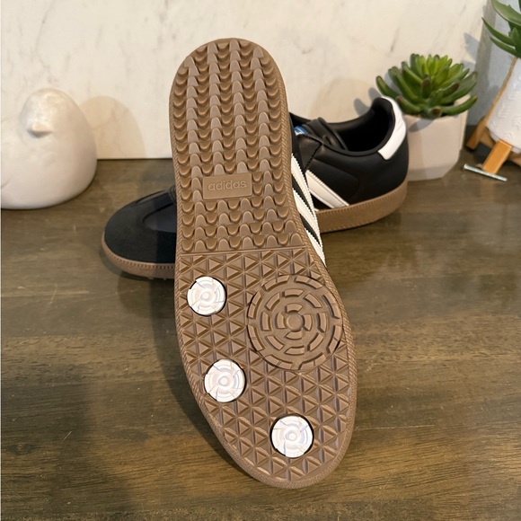 adidas Samba Golf Shoe Black Gum - Picture 12 of 12